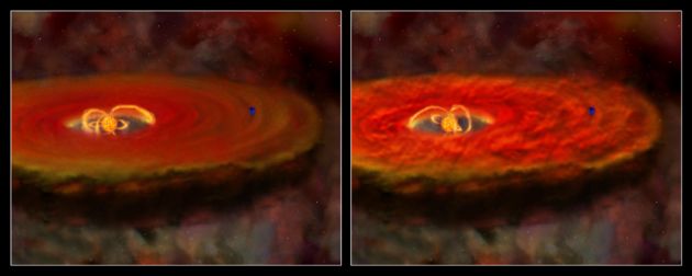 Violent Young Stars Hint at Earth's Wild Start